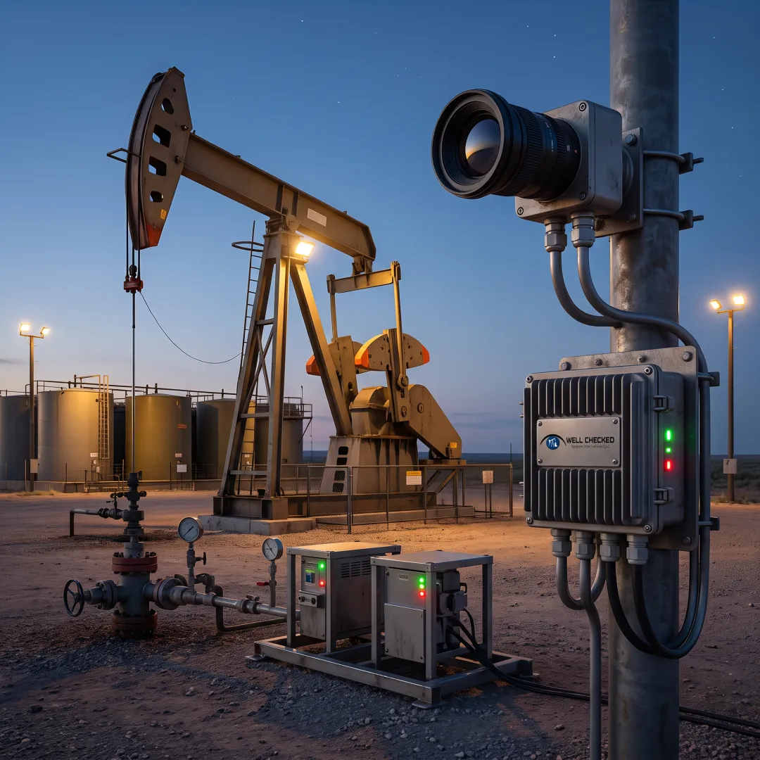 Oil and gas wellsite methane monitoring equipment