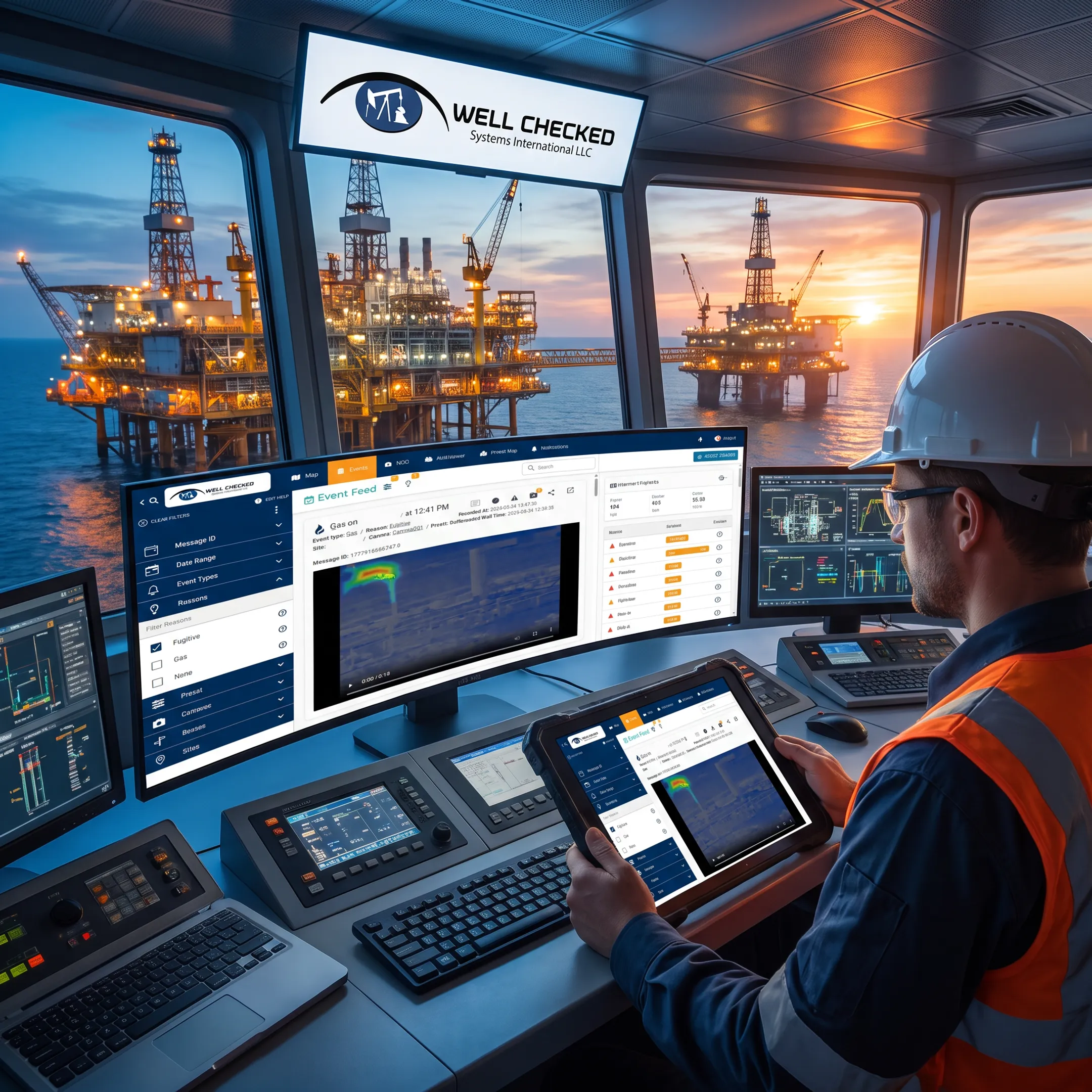 Remote oil and gas flare monitoring system