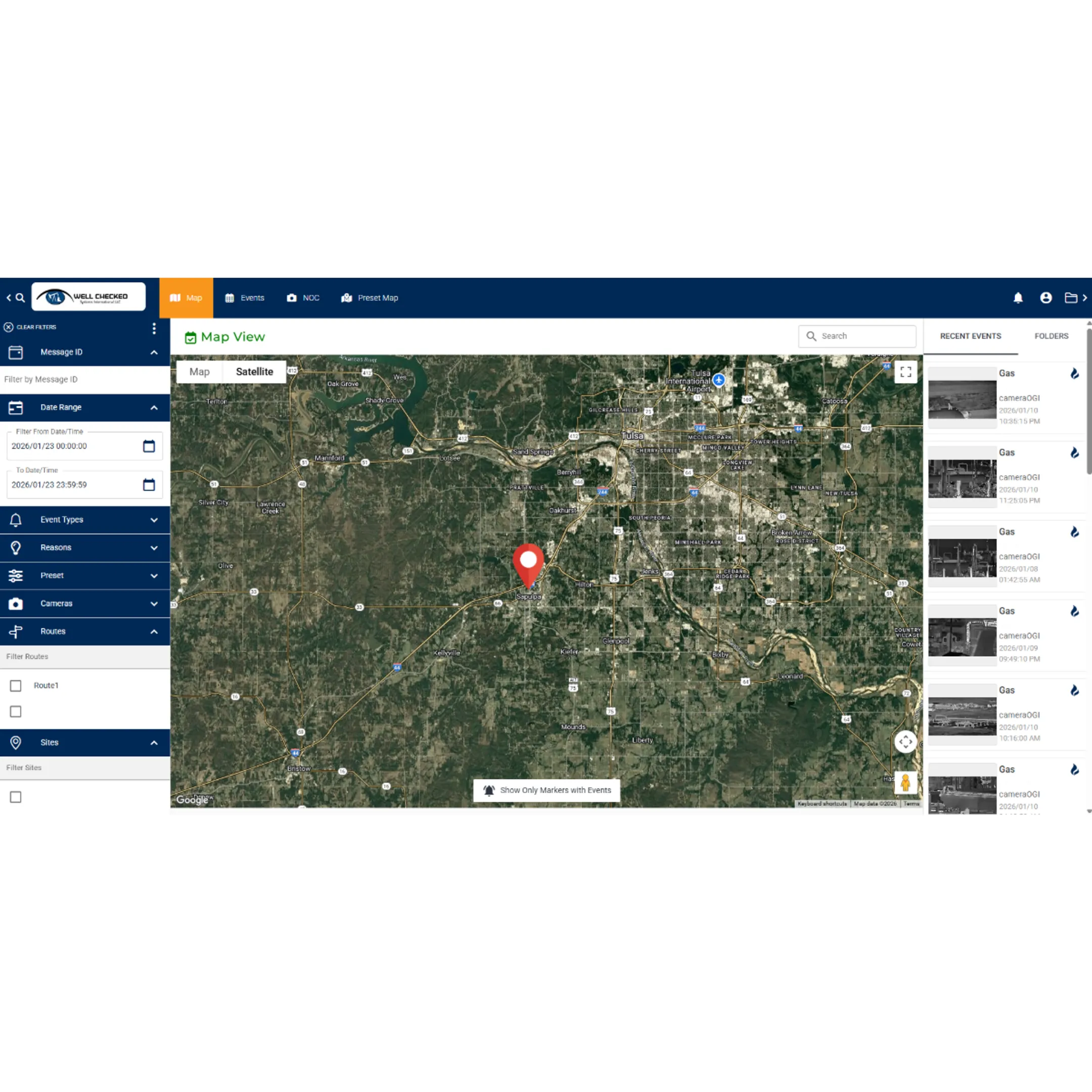 Optical Gas Imaging (OGI) for Methane and Emissions Monitoring