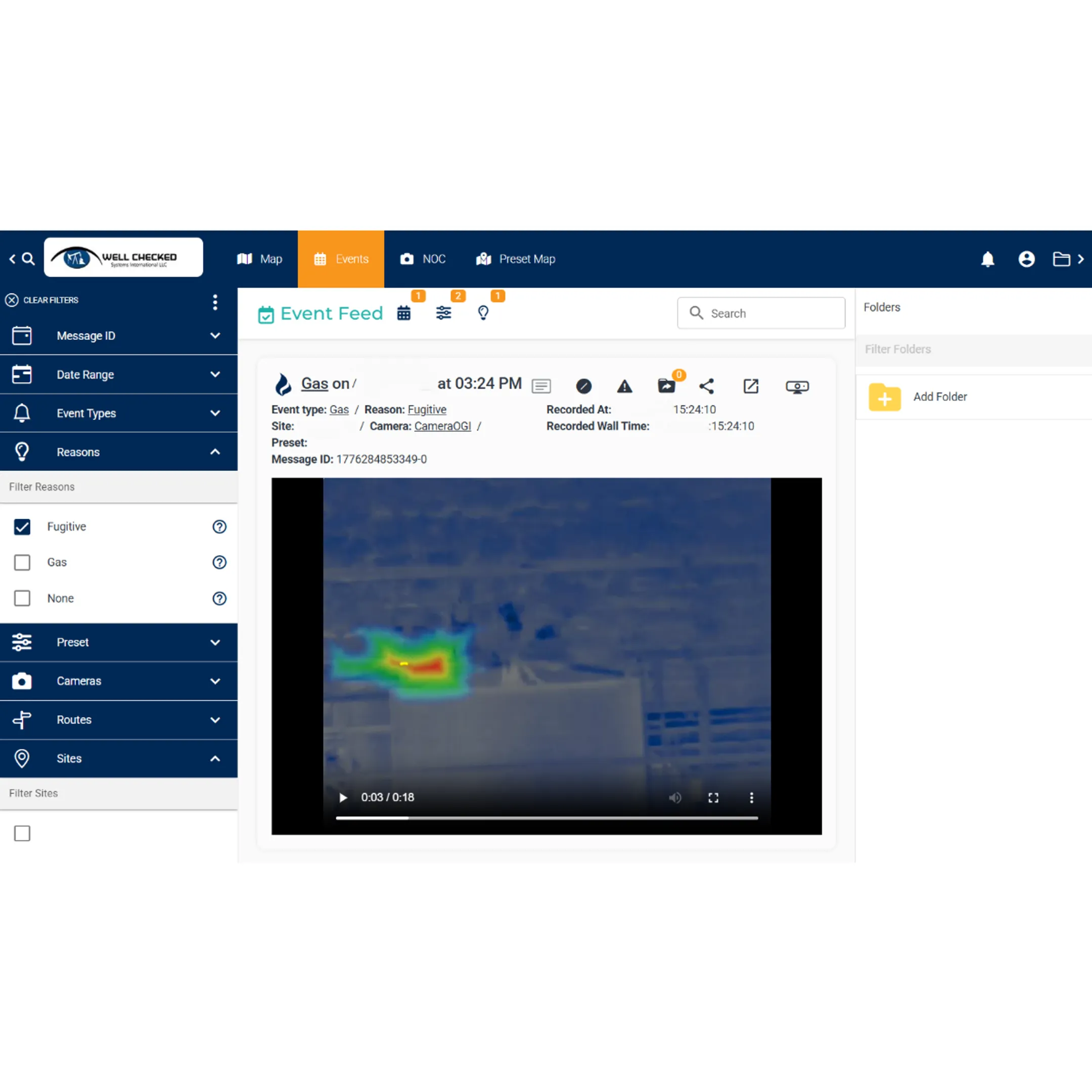 LDAR Software for Continuous Methane Monitoring