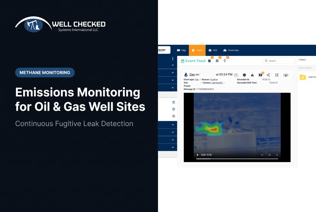 Emissions Monitoring for Oil & Gas Well Sites