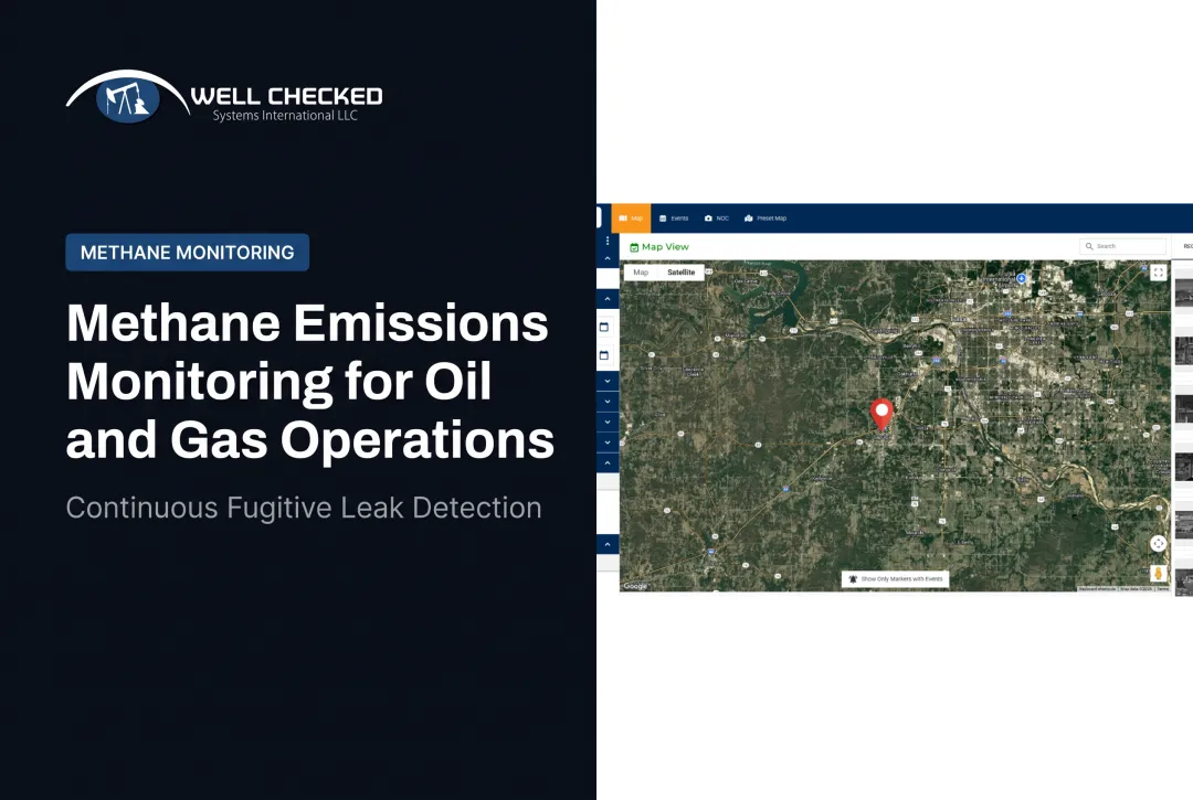 Methane Emissions Monitoring for Oil and Gas Operations