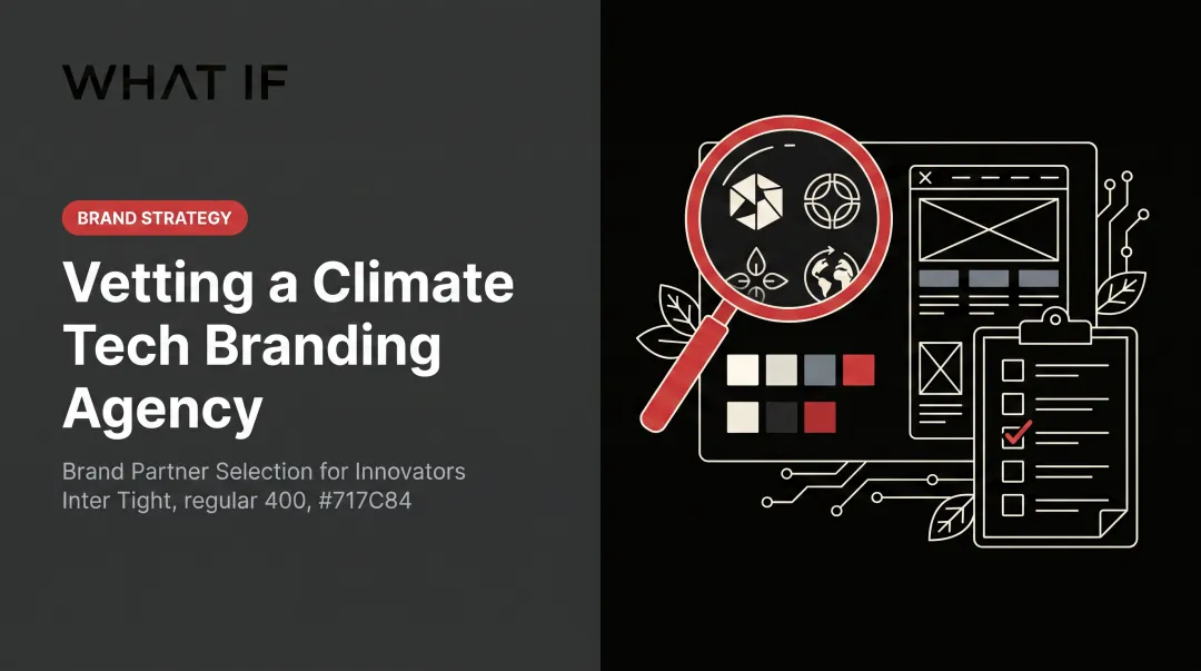 Vetting a climate tech branding agency
