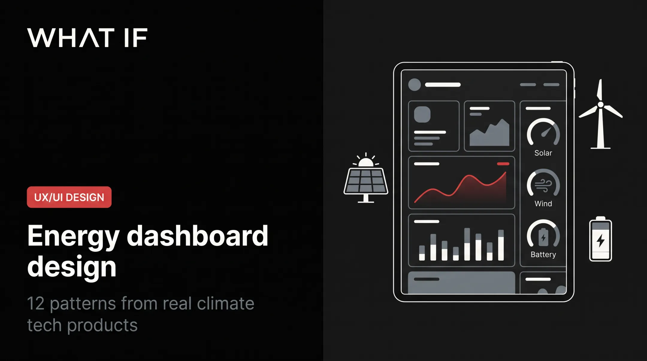Energy dashboard design: 12 patterns from real climate tech products