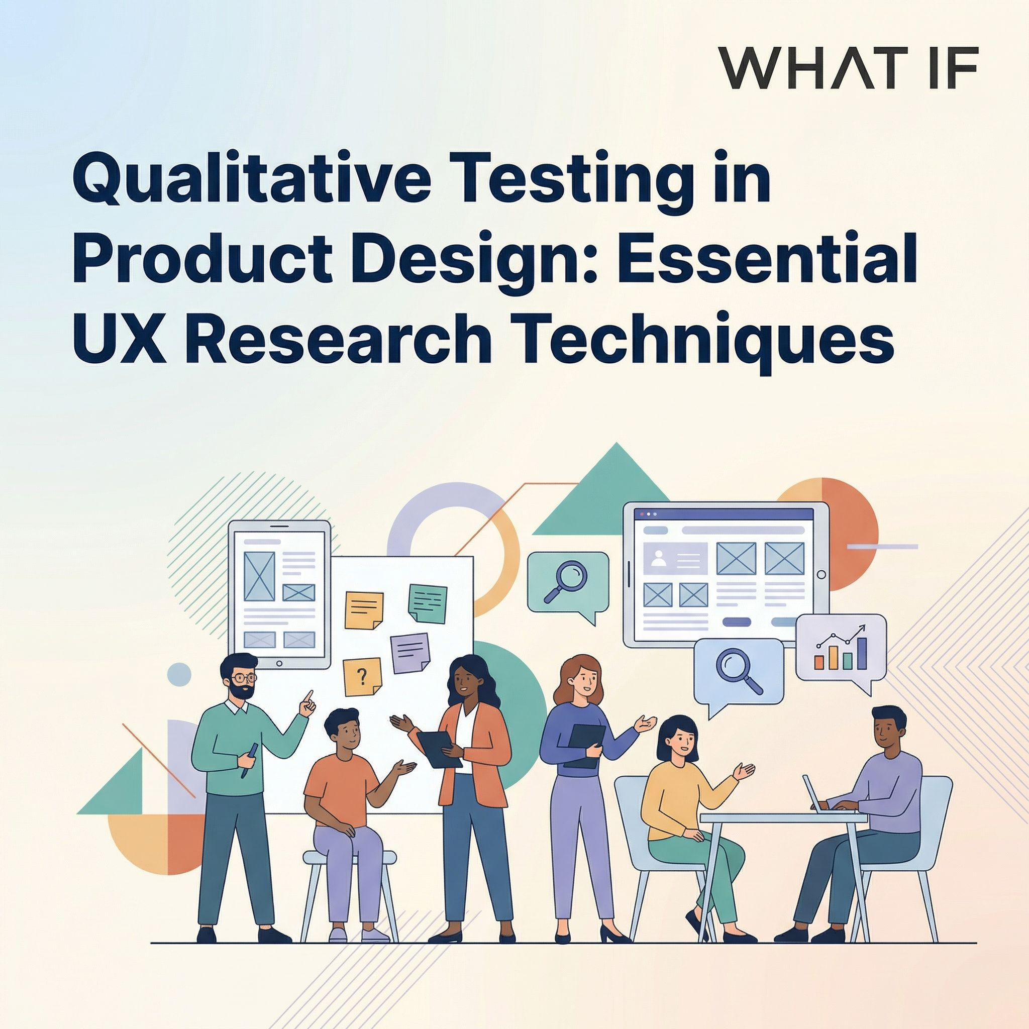 Qualitative Testing in Product Design: Essential UX Research Techniques