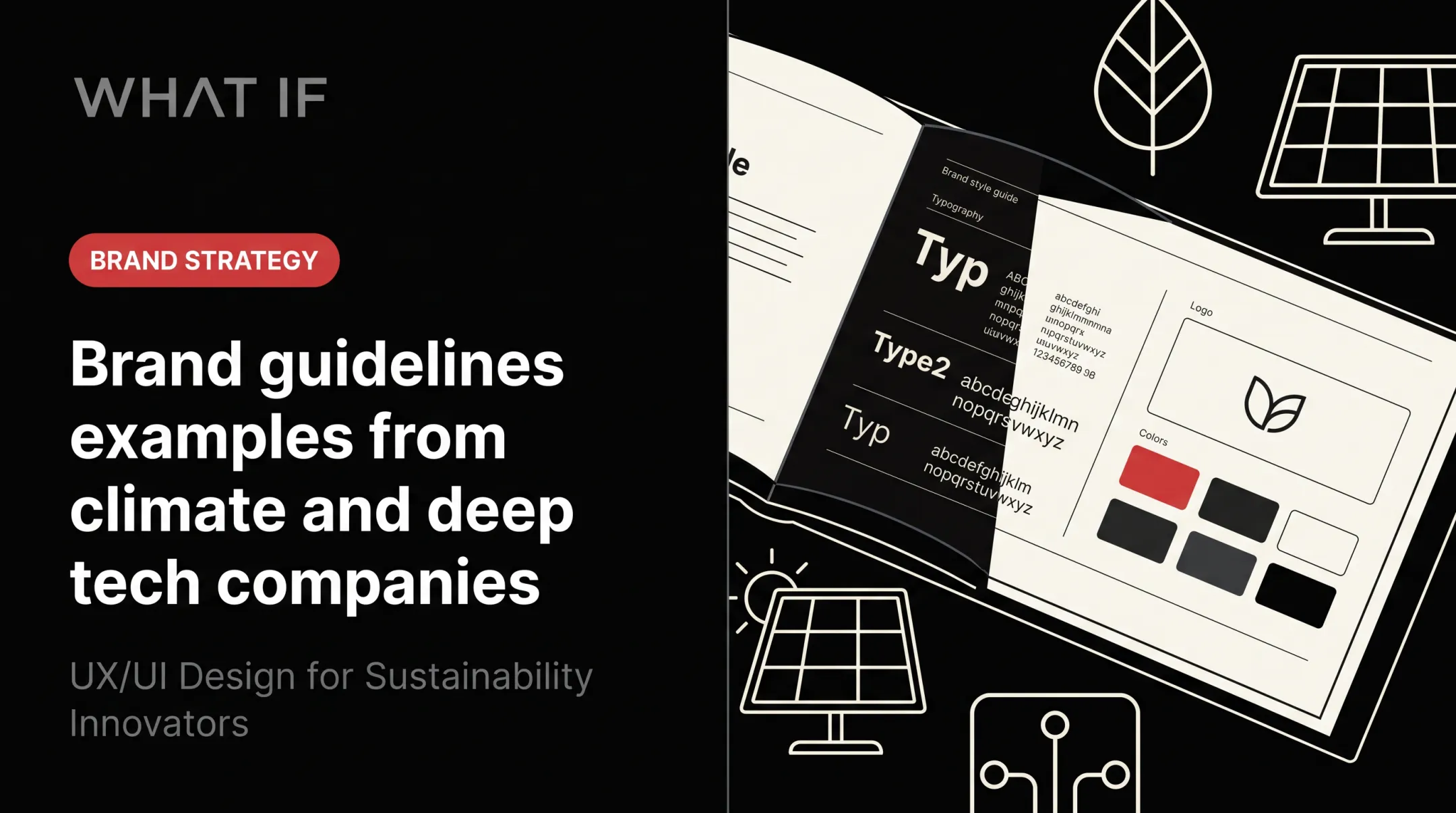 Brand guidelines examples from climate and deep tech companies