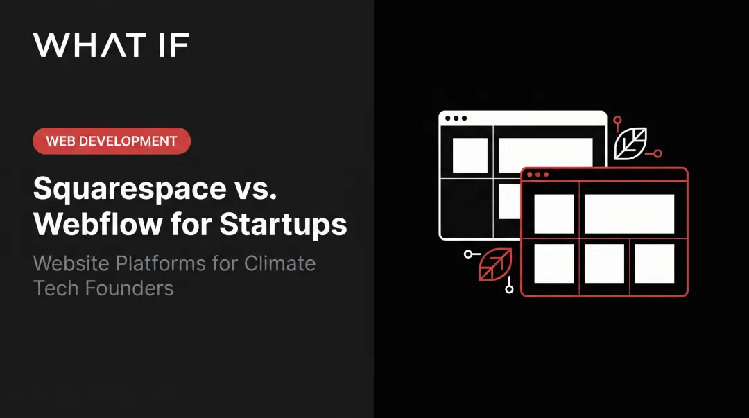 Squarespace vs. Webflow for startups
