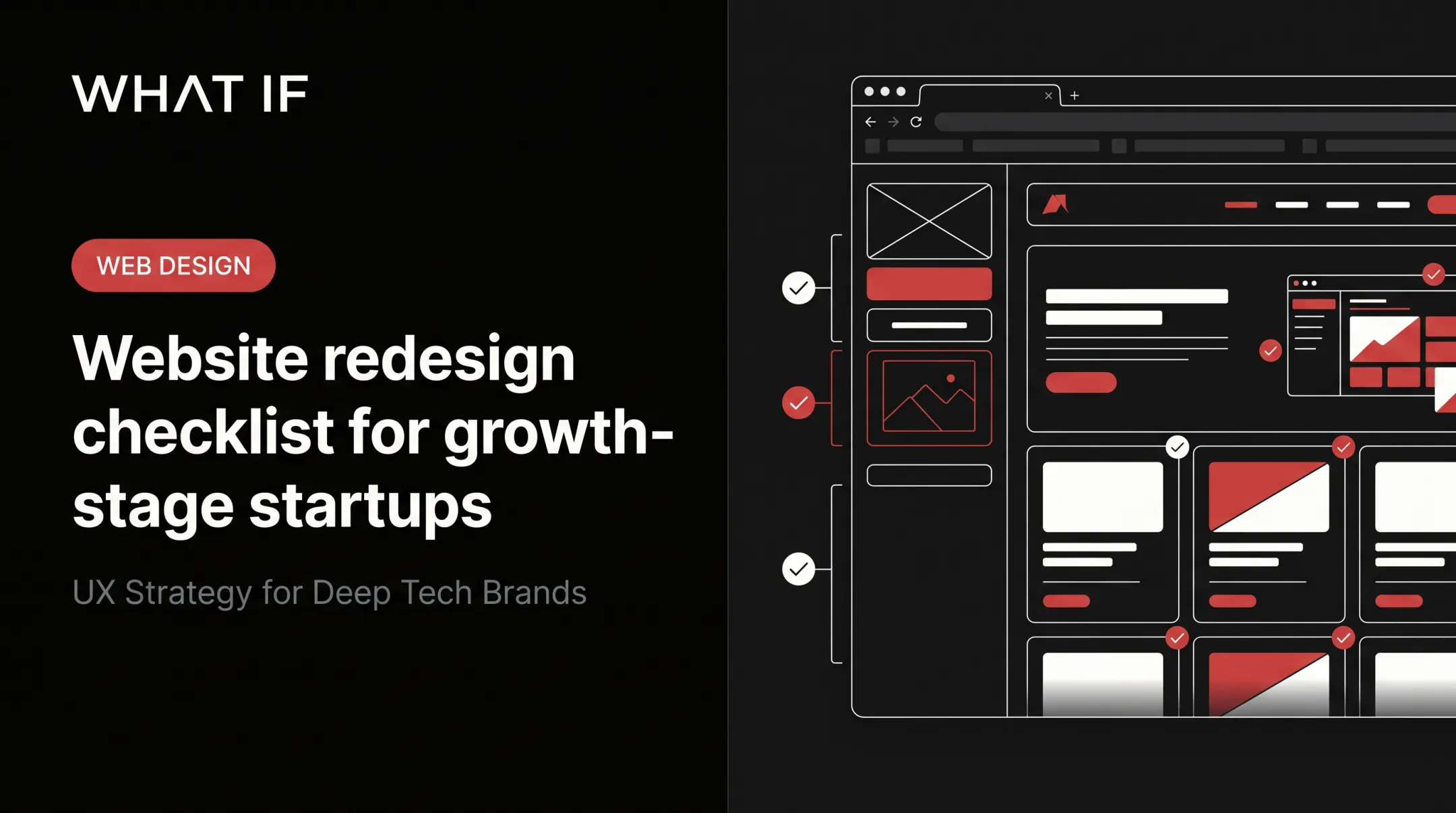 Website redesign checklist for growth-stage startups