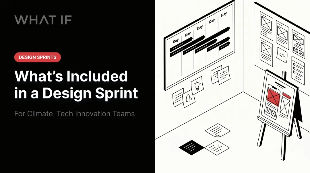 What's included in a design sprint