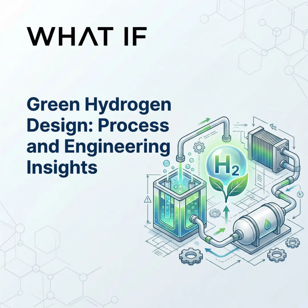 Green hydrogen design: process and engineering insights