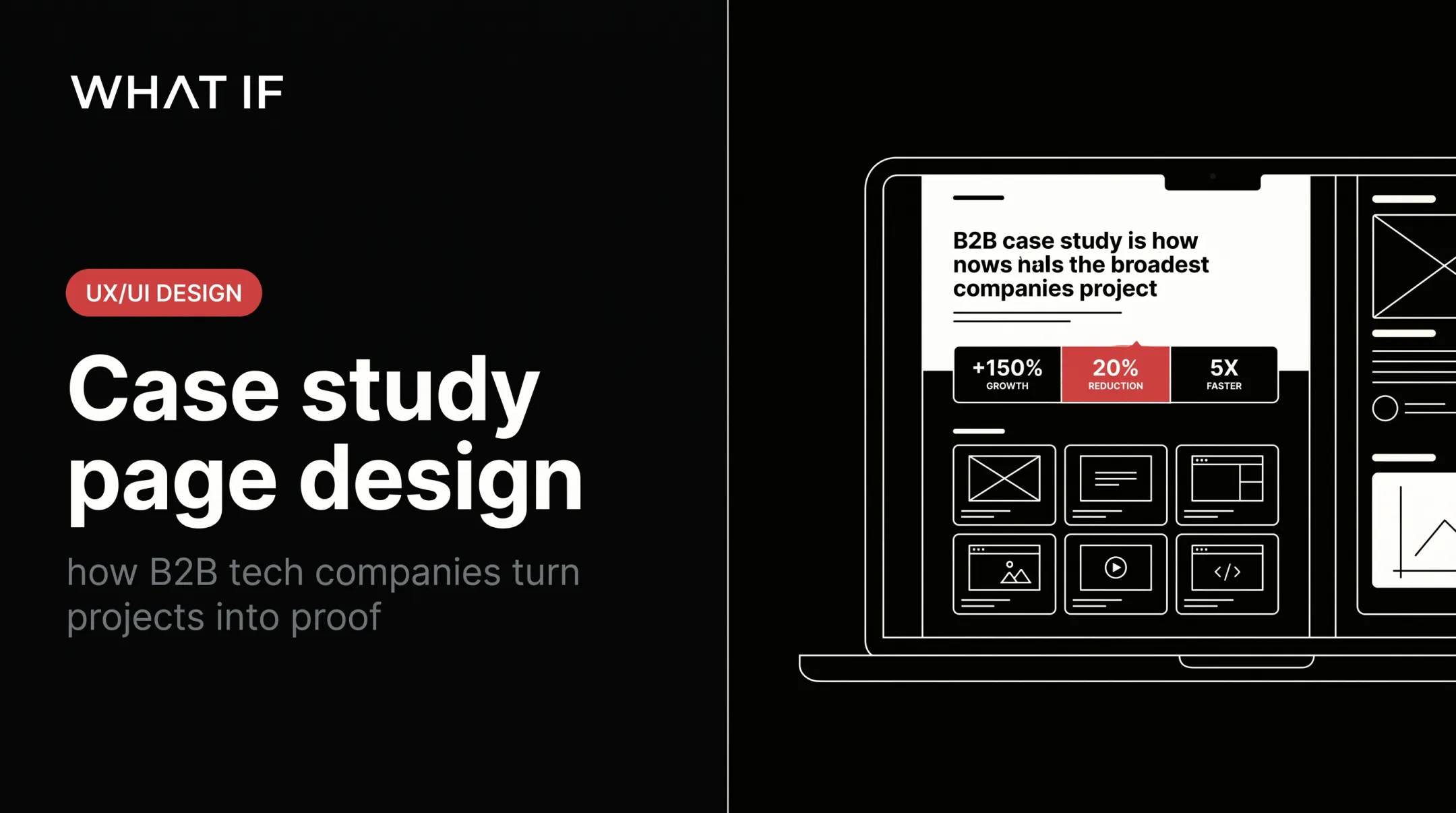Case study page design: how B2B tech companies turn projects into proof