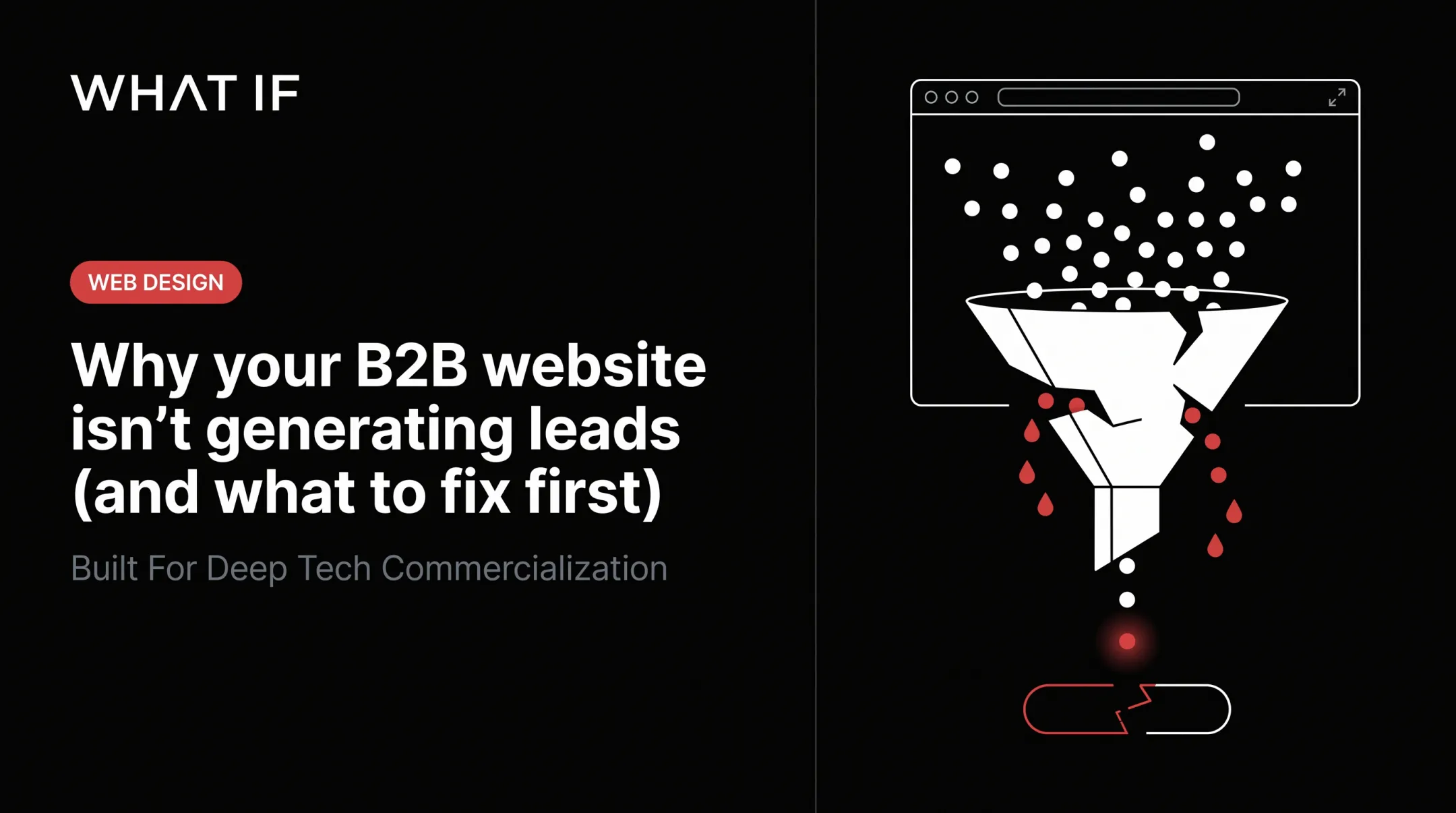 Why your B2B website isn't generating leads (and what to fix first)
