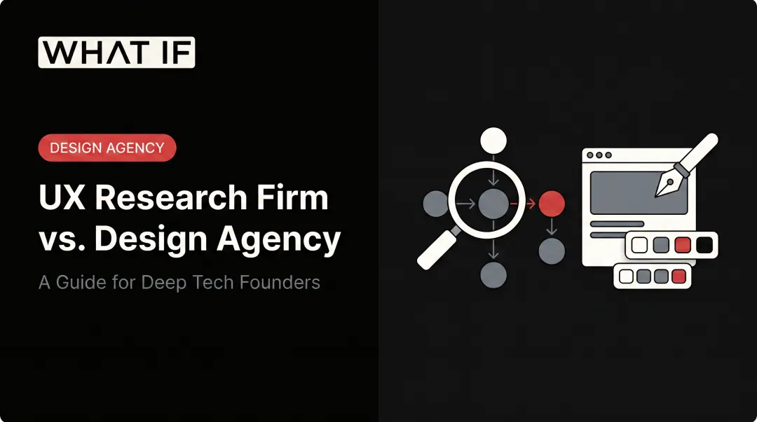 UX research firm vs. design agency