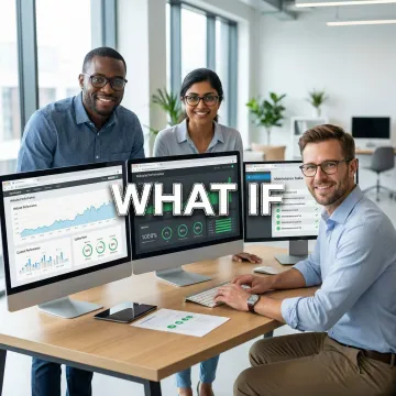 Team of designers collaborating on Webflow website maintenance strategy