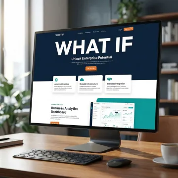 Modern B2B Webflow website design showcasing enterprise-level digital experience