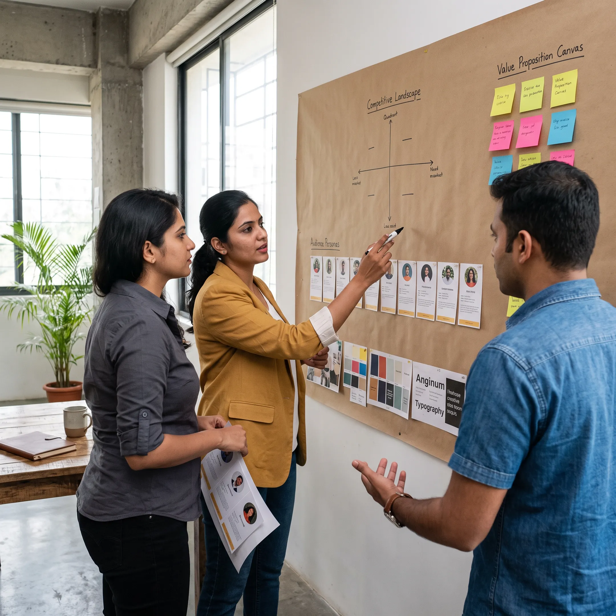 Deep tech brand strategy and visual identity workshop
