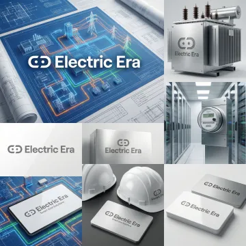 Professional logo design concepts for power grid technology company