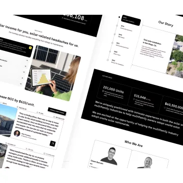 Team collaborating on Webflow website design project for Houston client