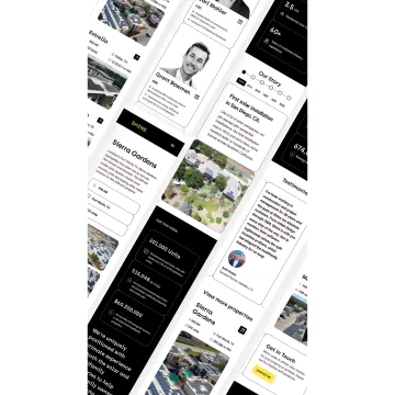 Modern tech website redesign mockup showing before and after transformation
