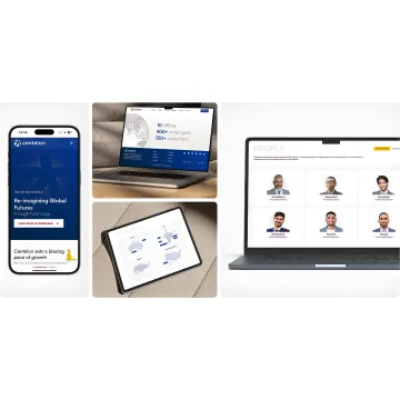 Modern B2B Webflow website design showcasing enterprise-level digital experience