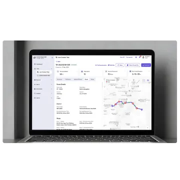 Designer working on environmental website interface with sustainability data visualizations