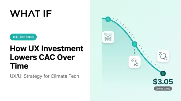 How UX Investment Lowers CAC Over Time