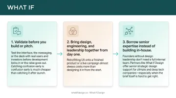 Three-step process to prevent the cost of bad UX