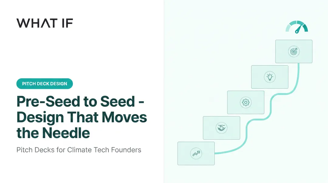 Design Investment From Pre-Seed to Seed: What Actually Moves the Needle