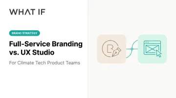 Full-Service Branding vs. UX Studio