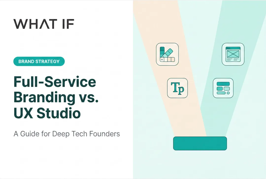 Full-Service Branding Agency vs. UX Studio: What's the Difference?