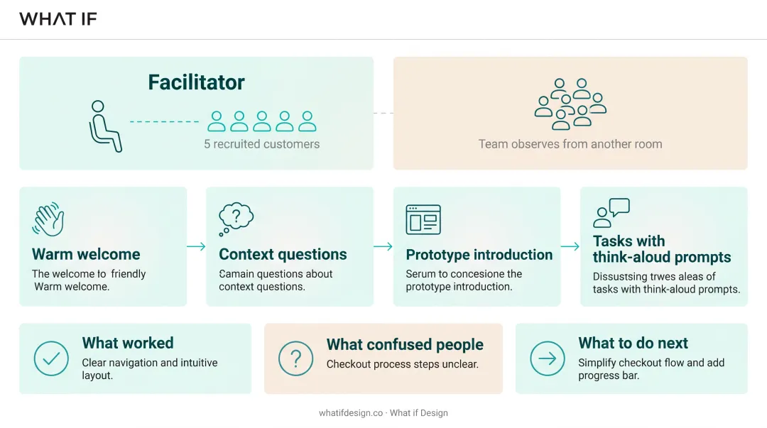 5-day design sprint process flow from understand to validate