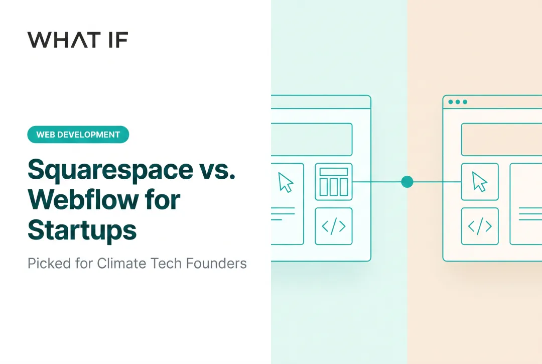 Squarespace vs. Webflow for Startups