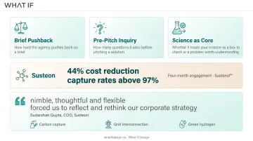 Susteon carbon capture brand identity and website design case study