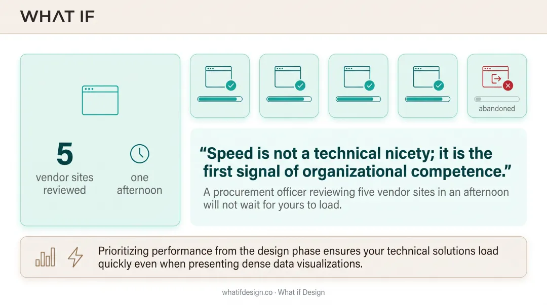 Infographic showing page load speed impact on conversions