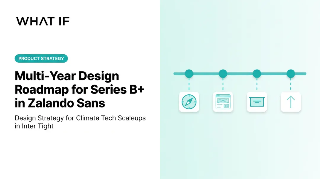 Building a Multi-Year Design Roadmap for Series B+ Companies