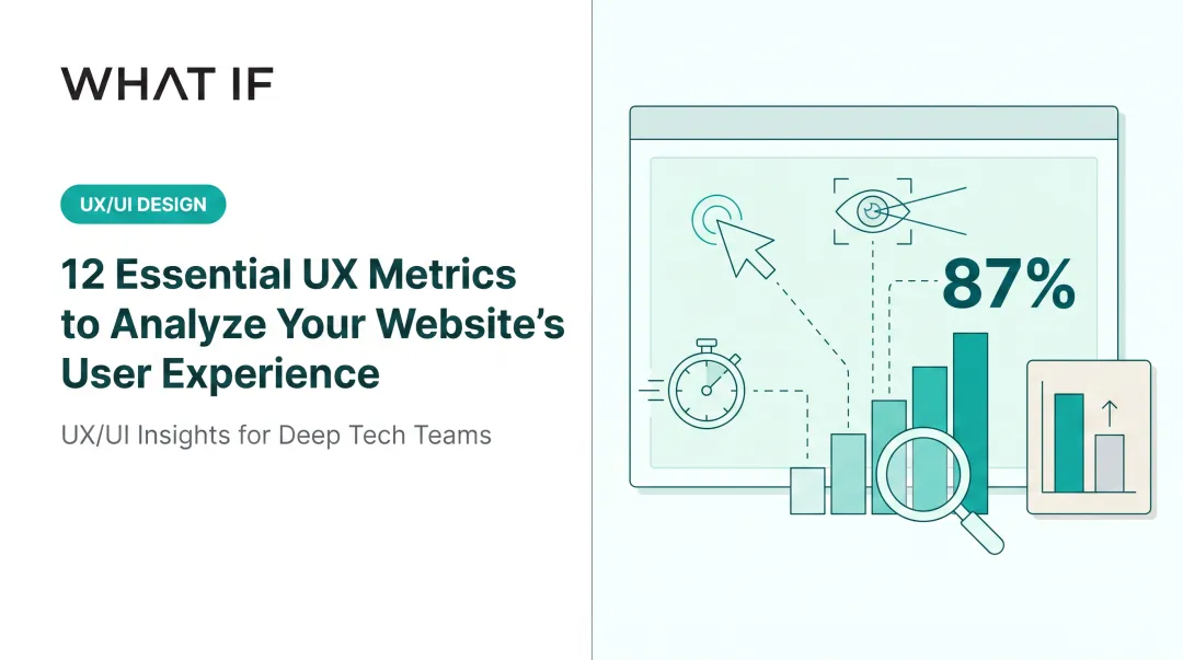 Cover image for 12 essential UX metrics to analyze your website's user experience
