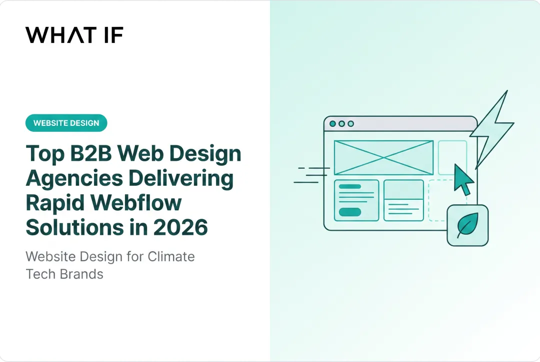 Top B2B website design agencies delivering rapid Webflow sprints in 2026