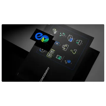 Brand identity materials for a climate technology company