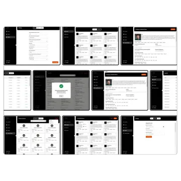 UX designer arranging interface components and data charts in a product design file