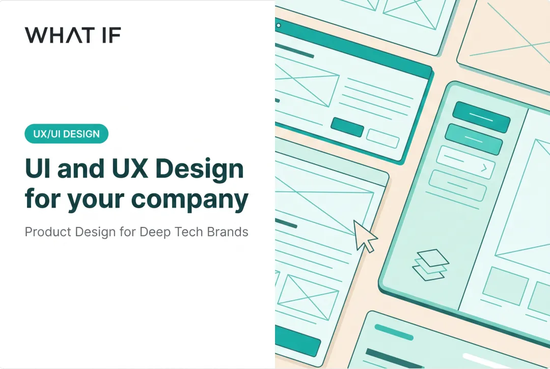 UI and UX Design for your company