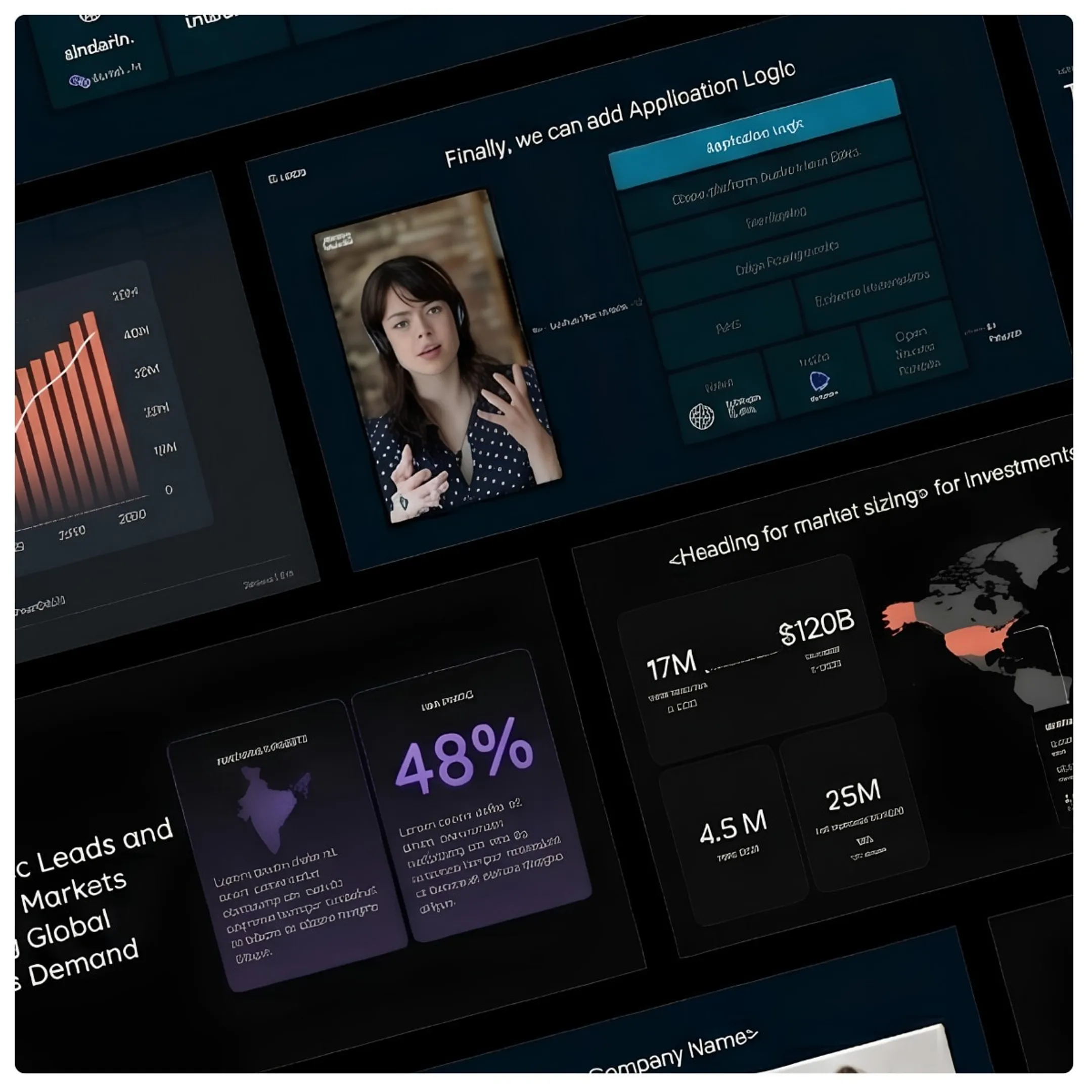 Designer creating battery technology pitch deck visuals