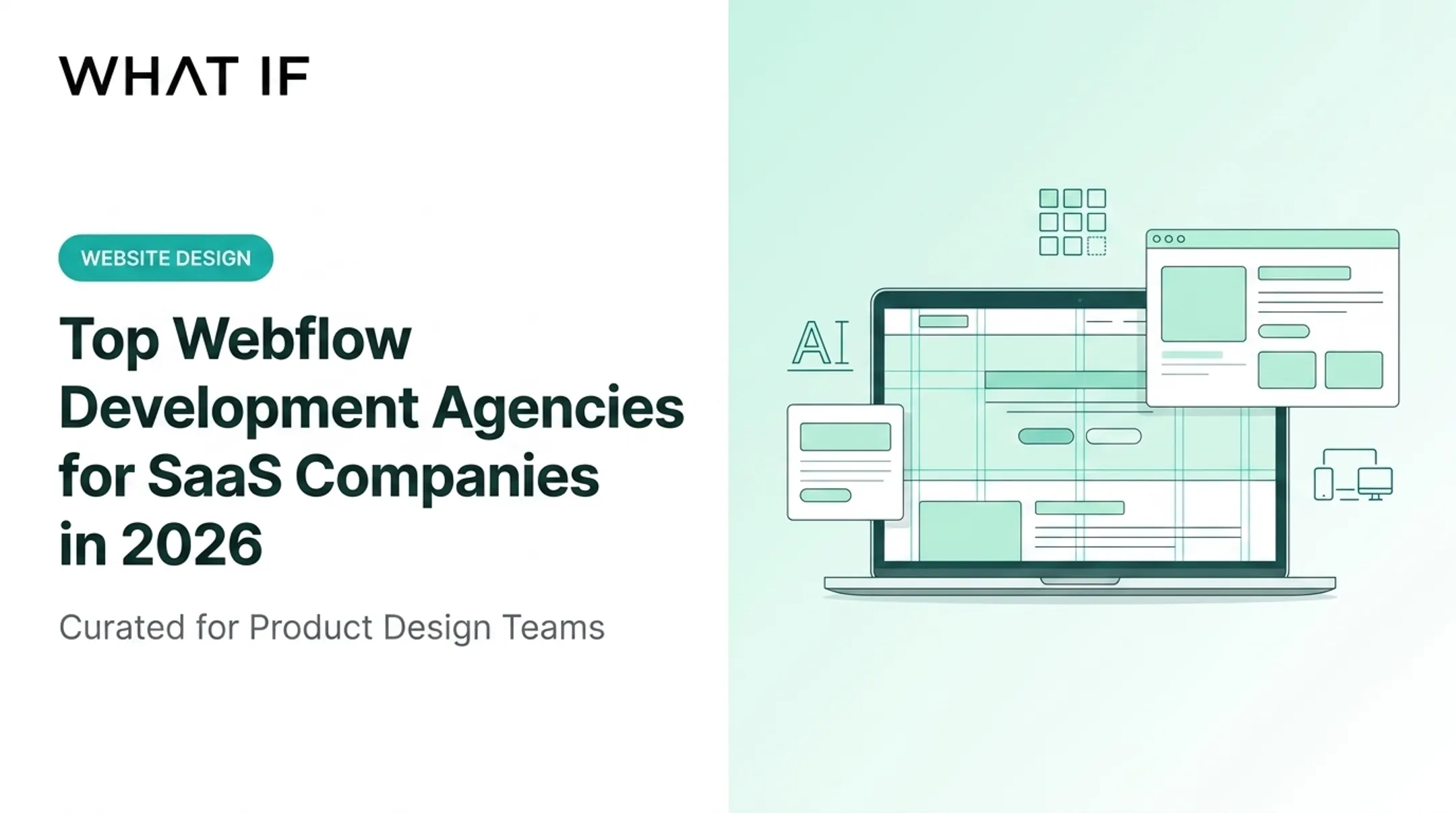 Cover image for Top Webflow development agencies for SaaS companies in 2026