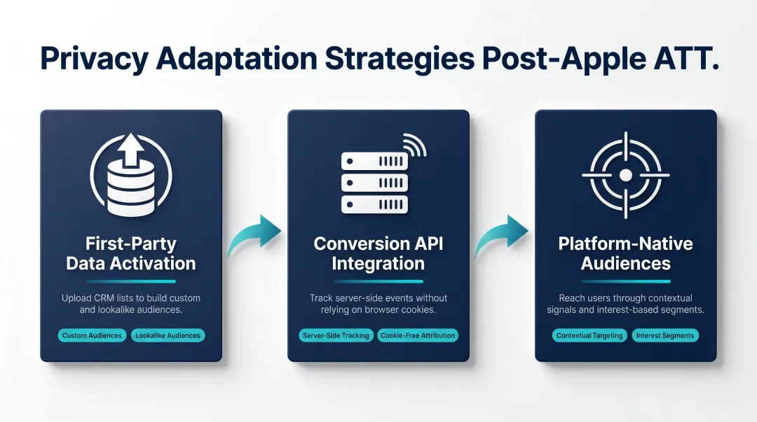 Three first-party data strategies for post-ATT privacy changes in paid social