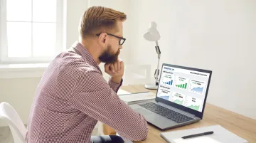 WideFoc.us client results dashboard showing impressions lead growth and conversion metrics
