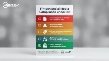 Fintech social media compliance checklist five-step regulatory content approval process