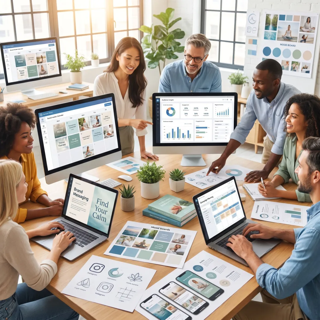 Therapist social media strategy planning