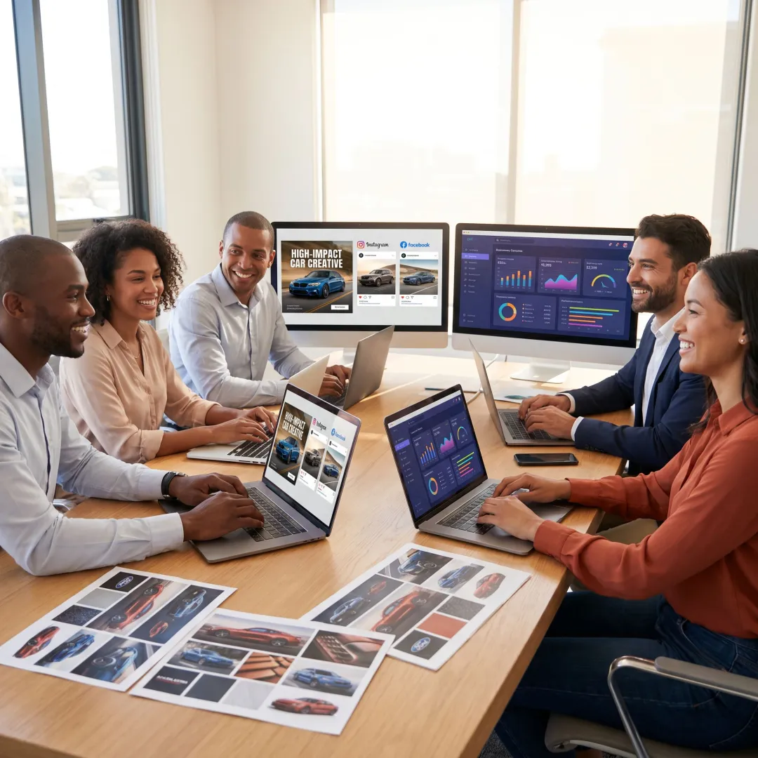 Team building social strategy for an automotive brand