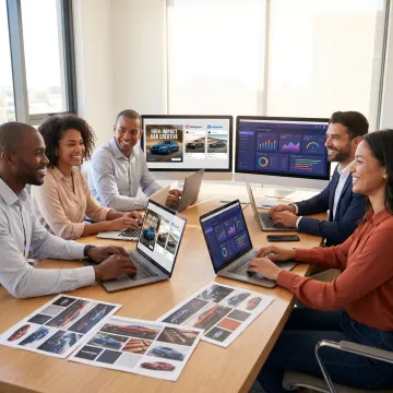 Team building social strategy for an automotive brand