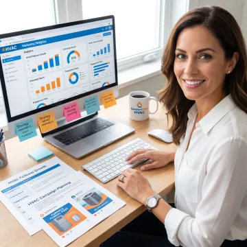 Social media strategy for HVAC company