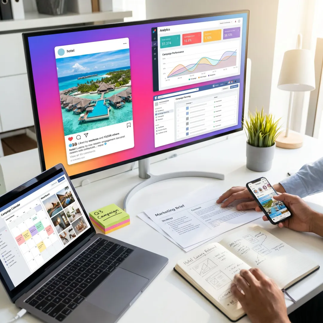 Hotel Social Media Management & Optimization Services